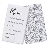 Leaf Lattice Tea Towel Set