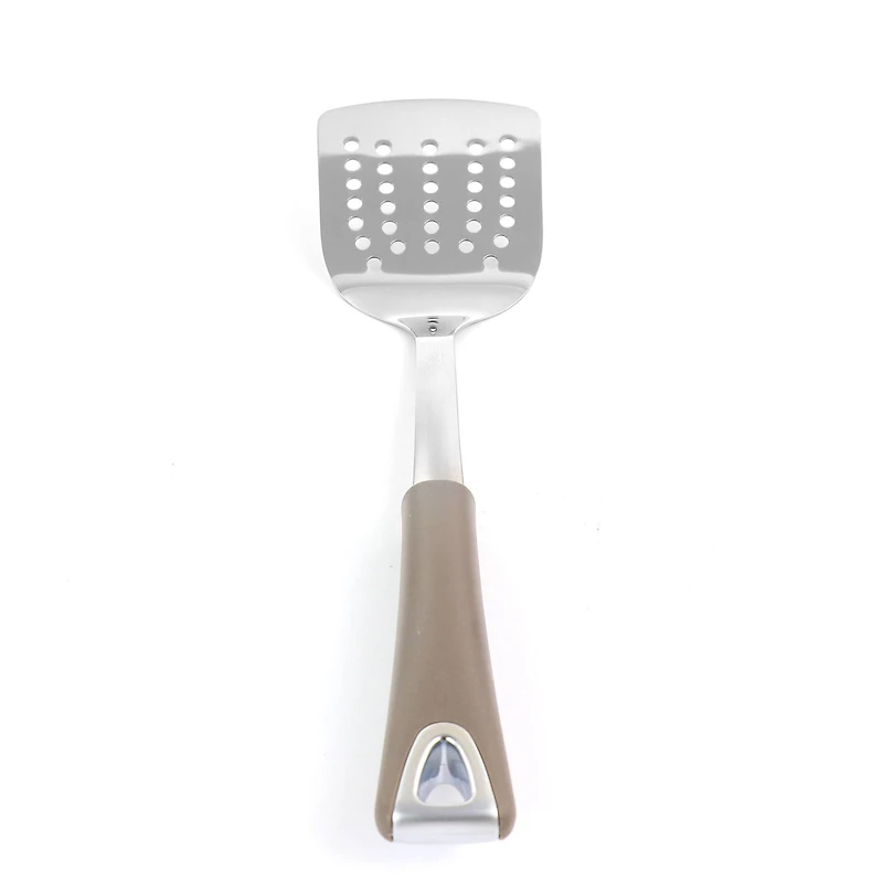 Martha Stewart Gray Stainless Steel Slotted Turner