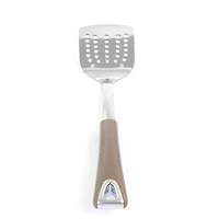 Martha Stewart Gray Stainless Steel Slotted Turner