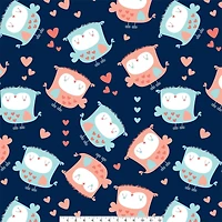 Camelot Fabrics Emma & Mila® Owls Fleece Precut Fabric Bundle