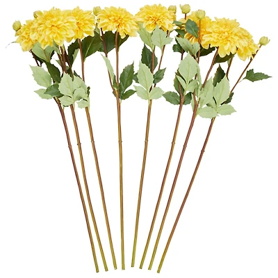 30" Dahlia Artificial Flower Stem