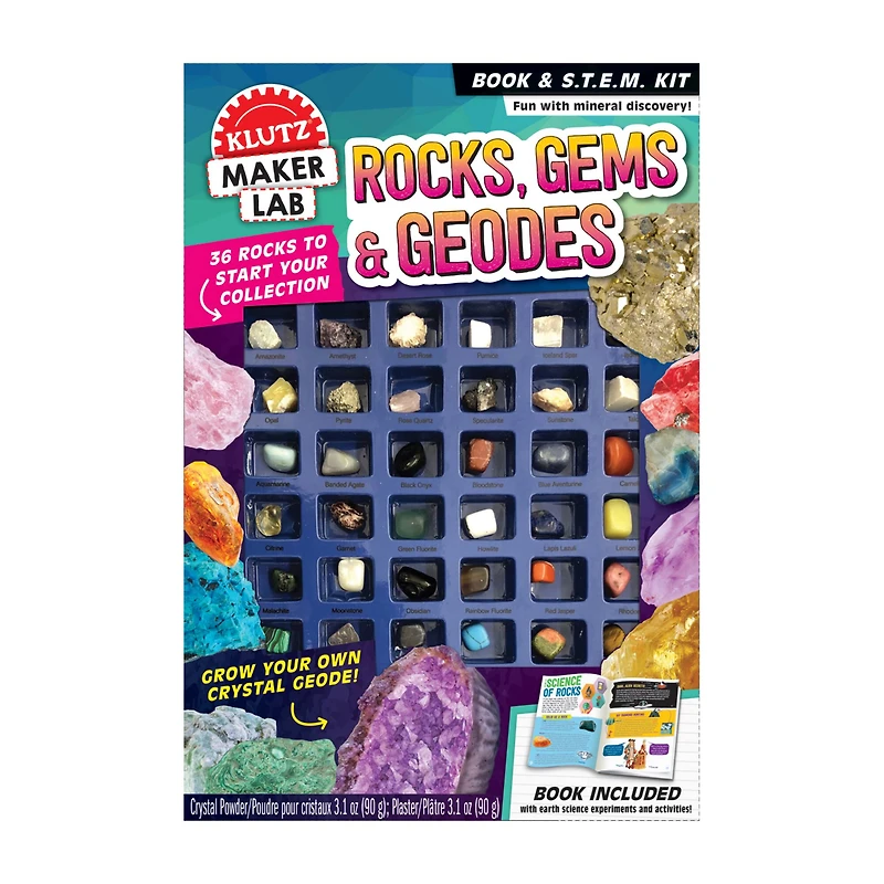 Klutz® Maker Lab: Rocks, Gems & Geodes