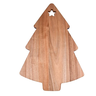 Christmas Tree Wood Serving Board by Makery™