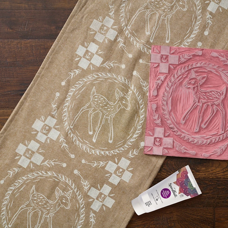 Speedball® 2.5oz. White Fabric Block Printing Ink