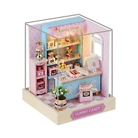 Wizardi Yummy Candy Miniature Dollhouse Roombox Kit