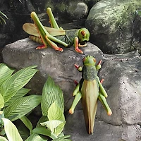 Design Toscano 10" Ricochet the Grasshopper Statues, 2ct.