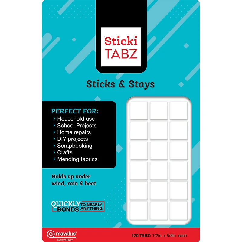 Mavalus® Sticki TABZ, 3 Packs of 120