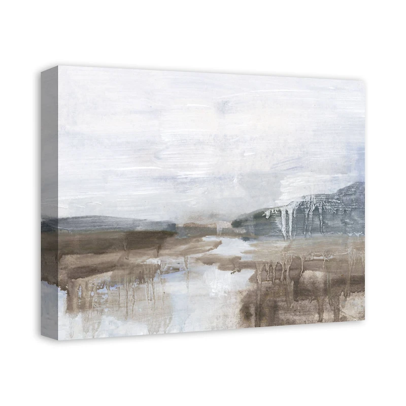 Dippy Abstract Landscape 20" x 16" Canvas Wall Art