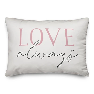 Love Always, Always Love Throw Pillow