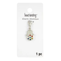 Rhodium Hamsa Charm by Bead Landing™