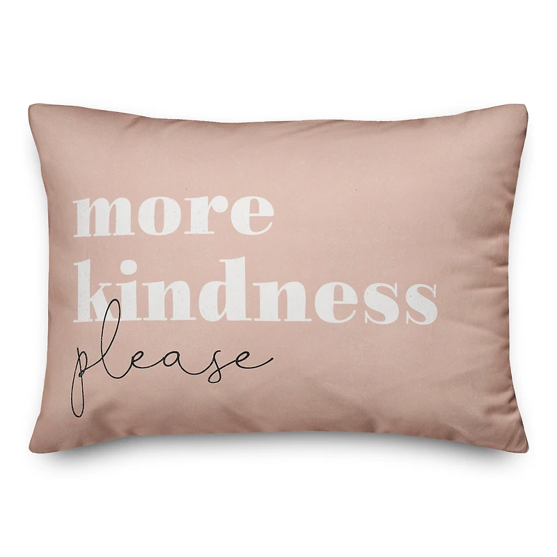 20" x 14" More Kindness Indoor/Outdoor Pillow