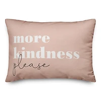 20" x 14" More Kindness Indoor/Outdoor Pillow