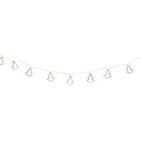 4ft. Warm White LED Gold Wire Mini Tree Christmas Garland