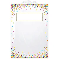 Ashley Productions 11" x 16" Hanging Confetti Pattern Storage Bag, 5ct.