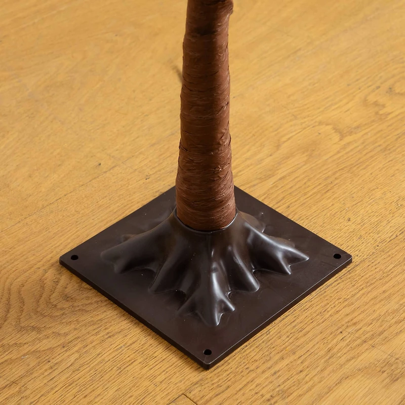 4ft. Pre-Lit Autumn Eucalyptus Artificial Fall Tree with Pinecones, Berries and 60 Warm White LED Lights