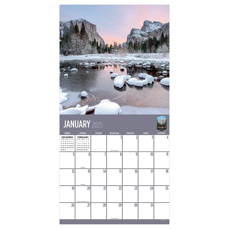 TF Publishing 2025 National Parks Wall Calendar