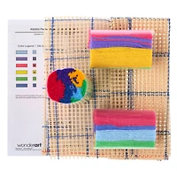 WonderArt® Shaggy Flower Power Latch Hook Kit