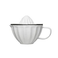 Hello Honey® 4" Enamel 2-Piece Juicer with Black Rim