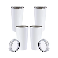 Craft Express 16oz. White Sublimation Tumblers, 4ct.
