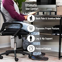 Mind Reader Memory Foam Seat Cushion with Air-Cloud Technology