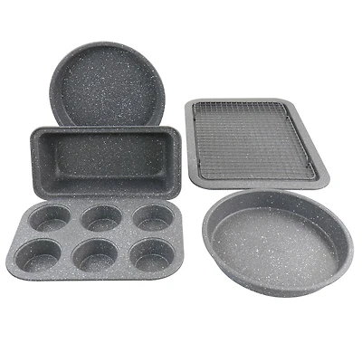 Oster Greystone 6 Piece Carbon Steel Non Stick Bakeware Set