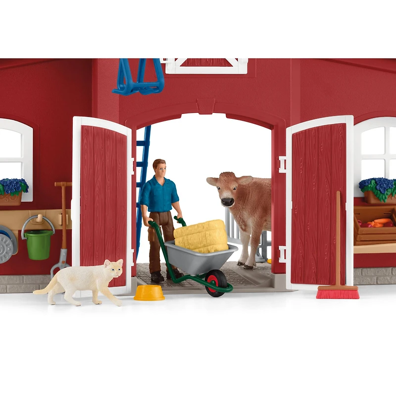 Schleich Farm World Red Barn Playset