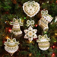 Bucilla® Holiday Glitz Felt Ornament Kit