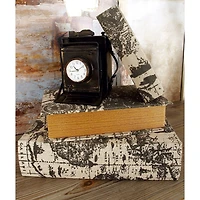 World Map Wooden Traditional Book Box Set