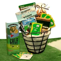 Golfer's Caddy Gift Basket