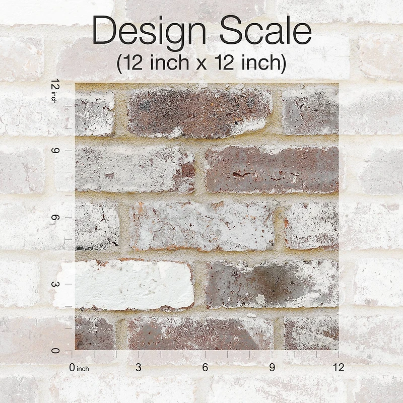 RoomMates Reclaimed Brick Peel & Stick Wallpaper