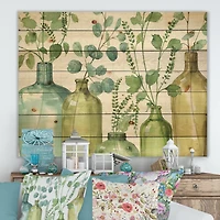 Designart - Mixed Botanical Green Leaves I0