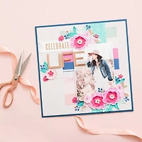 We R Memory Keepers® Floral Stamp, Die & Emboss Kit