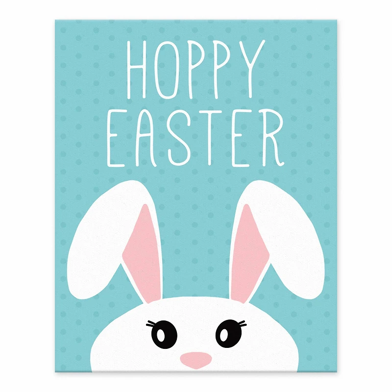 Hoppy Easter Tabletop Canvas Art