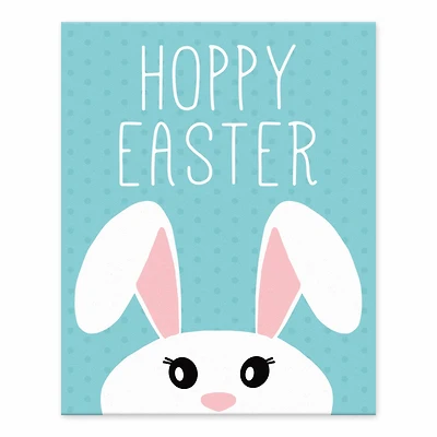 Hoppy Easter Tabletop Canvas Art