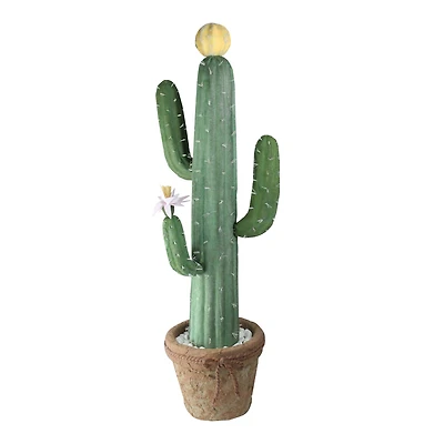 32.5" Southwestern Style Artificial Cactus in Pot