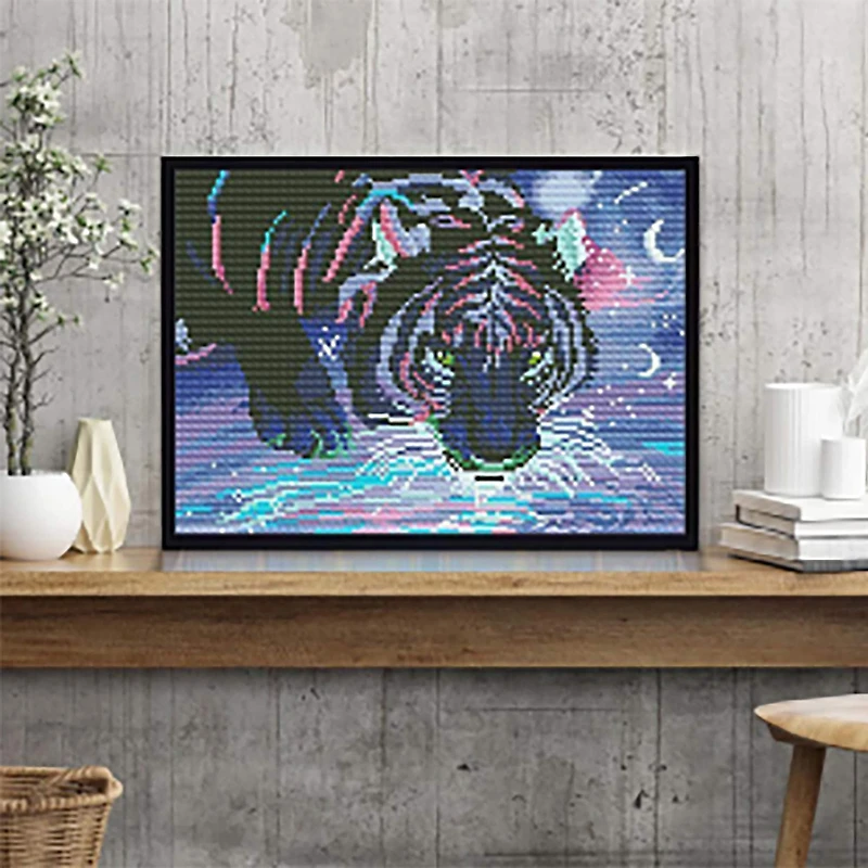 Sparkly Selections Tiger Glow in the Dark Diamond Art Kit