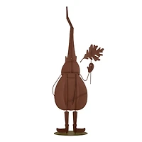 48" GlitzHome® Metal Gnome Standing Décor