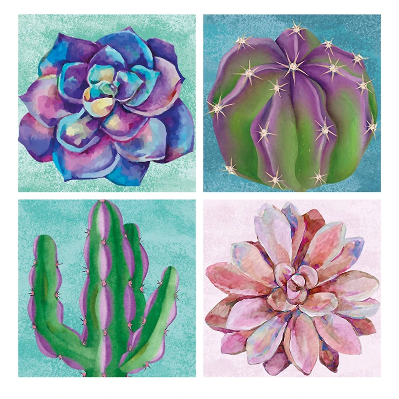 Cactus Mini Canvas Painting Kit by Craft Smart®