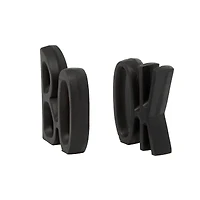 7" Black Book Aluminum Industrial Bookends