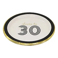24 Packs: 8 ct. (192 total) 7" Cheers to Paper Dinner Plates by Celebrate It