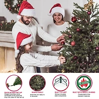 4.5ft. Pre-Lit Fraser Fir Artificial Christmas Tree