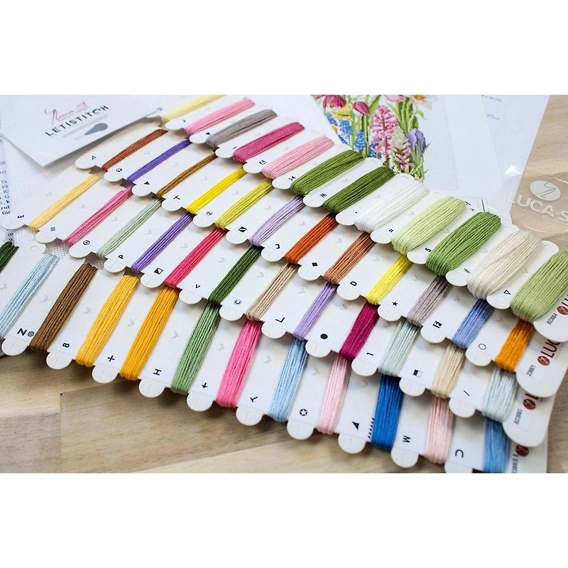 Luca-s March Bouquet Counted Cross Stitch Kit