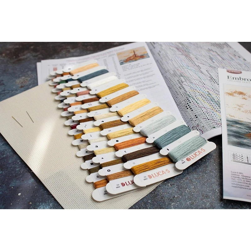 Luca-S Fox on Island Counted Cross Stitch Kit