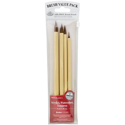 Bamboo Brown Hair Value Pack Brush Set
