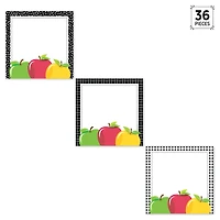 Creative Teaching Press® Apple Time Apple Cards 6" Designer Cut-Outs, 3 Packs of 36