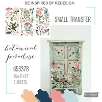 Prima® Re-Design® Botanical Paradise Décor Transfers