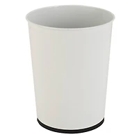 Bath Bliss White Stainless Steel Trash Can
