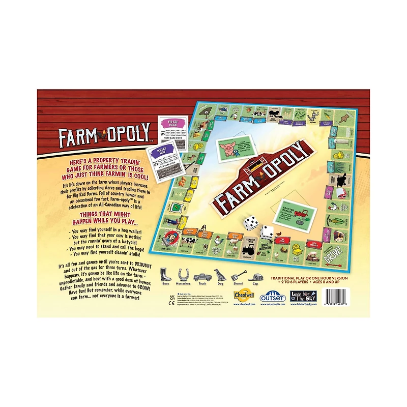 Farm-Opoly Board Game