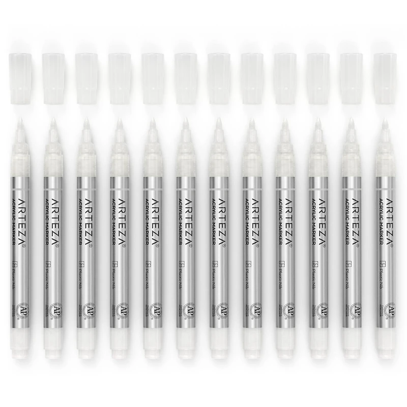 Arteza® White Acrylic Paint Markers