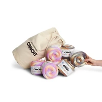 Caron® Cinnamon Swirl Cakes™ Yarn Value Pack with Canvas Bag
